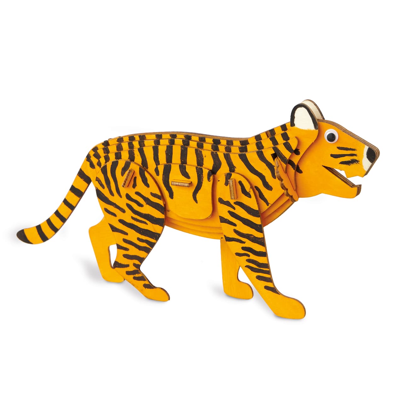 Tiger Colour-In 3D Wood Puzzle by Creatology™